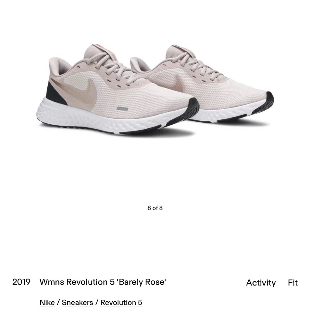 🪸🍂Nike Revolution 5
Barely Rose (Women's) No Insole but like new